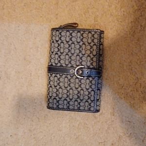 Authentic Blue coach wallet